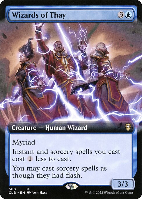 Wizards of Thay (Extended Art) (Foil) - Commander Legends: Battle for Baldur's Gate
