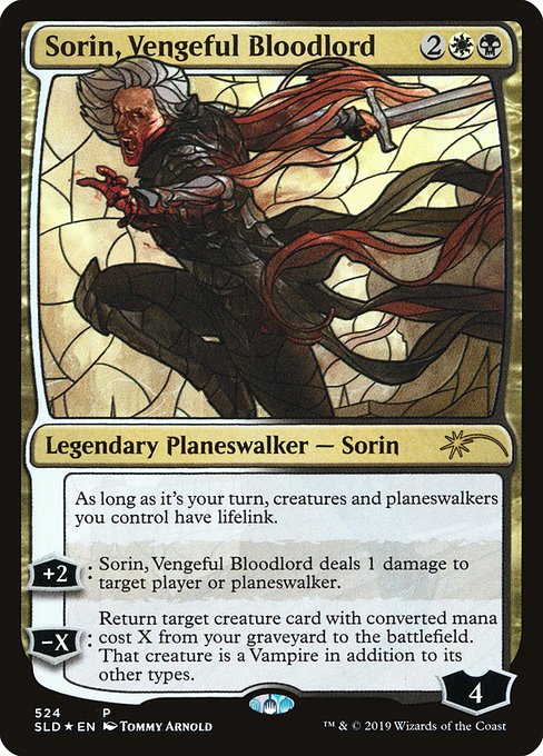 Sorin, Vengeful Bloodlord (Stained Glass) - Secret Lair Drop Series