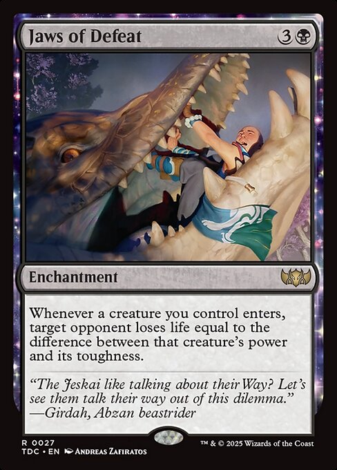 Jaws of Defeat - Commander: Tarkir: Dragonstorm
