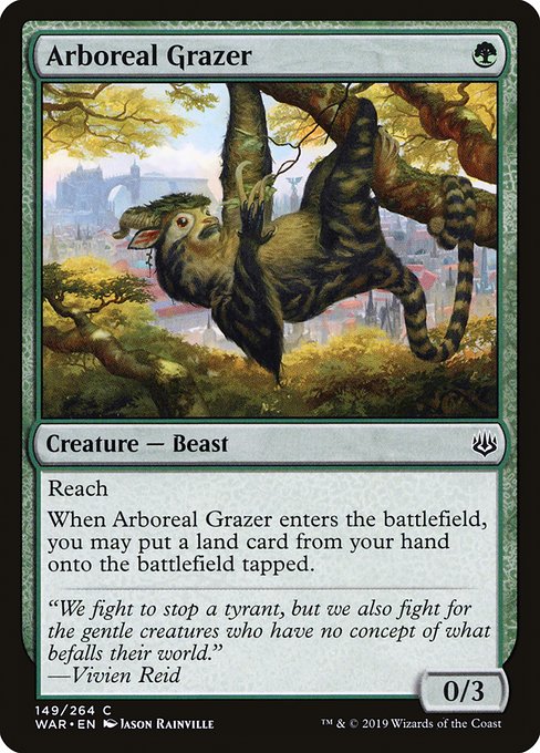 Arboreal Grazer (Foil) - War of the Spark