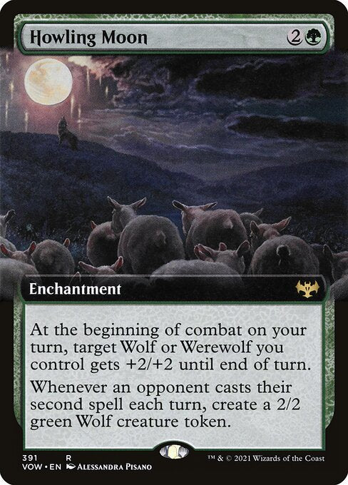 Howling Moon (Extended Art) - Innistrad: Crimson Vow