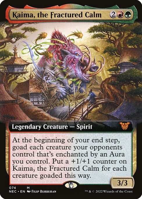 Kaima, the Fractured Calm (Extended Art) - Commander: Kamigawa: Neon Dynasty