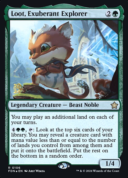 Loot, Exuberant Explorer - Prerelease Cards
