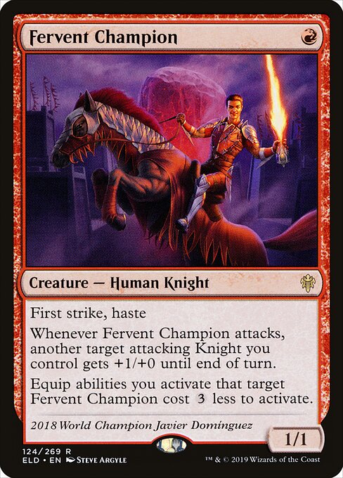Fervent Champion - Throne of Eldraine