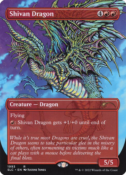 Shivan Dragon - Secret Lair Countdown Kit