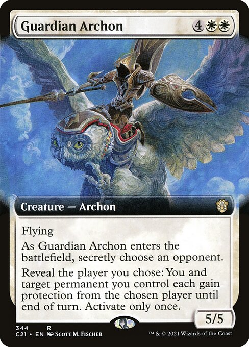 Guardian Archon (Extended Art) - Commander 2021