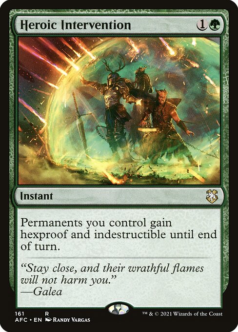 Heroic Intervention - Commander: Adventures in the Forgotten Realms