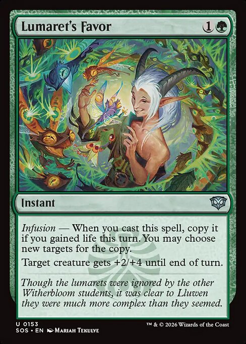 Lumaret's Favor (Foil) - Secrets of Strixhaven