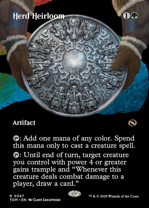 Herd Heirloom (Borderless) (Foil) - Tarkir: Dragonstorm