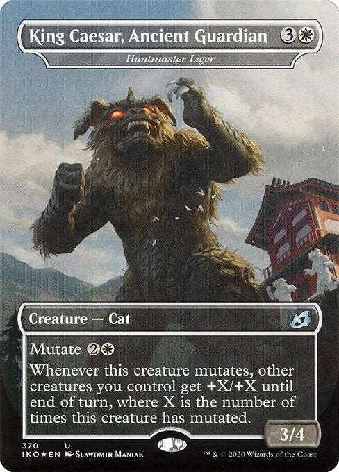 King Caesar, Ancient Guardian - Huntmaster Liger - Ikoria: Lair of Behemoths