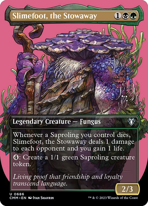 Slimefoot, the Stowaway (Borderless) - Commander Masters