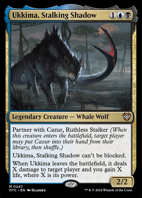 Ukkima, Stalking Shadow - Commander: Outlaws of Thunder Junction