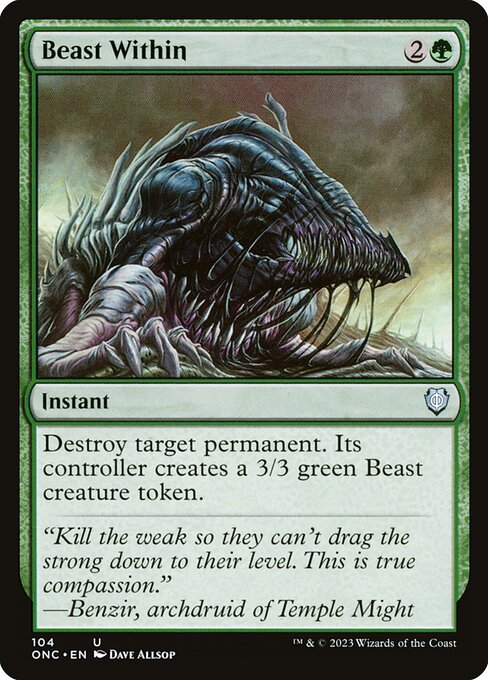 Beast Within - Commander: Phyrexia: All Will Be One