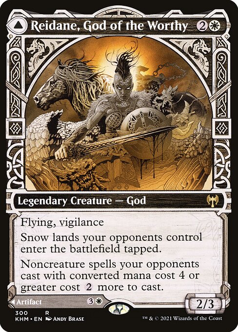 Reidane, God of the Worthy (Showcase) - Kaldheim