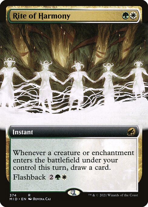 Rite of Harmony (Extended Art) (Foil) - Innistrad: Midnight Hunt