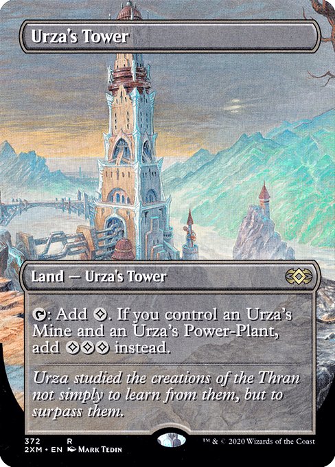 Urza's Tower (Borderless) - Double Masters