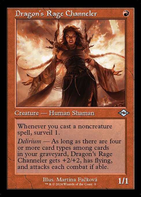 Dragon's Rage Channeler (Retro Frame) - Modern Horizons 2