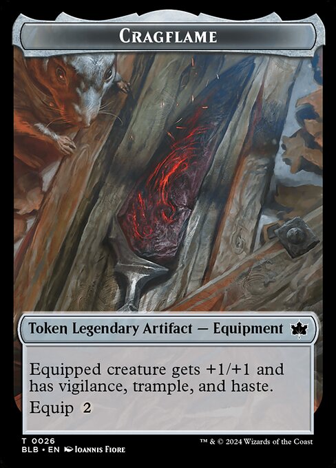 Cragflame Token - Bloomburrow