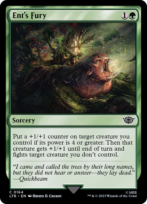 Ent's Fury (Foil) - Universes Beyond: The Lord of the Rings: Tales of Middle-earth