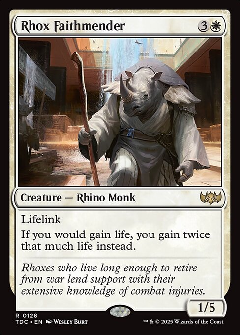 Rhox Faithmender - Commander: Tarkir: Dragonstorm