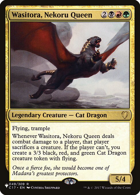 Wasitora, Nekoru Queen - The List Reprints