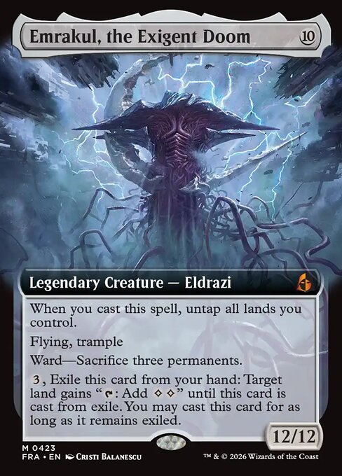 Emrakul, the Exigent Doom (Extended Art) - Reality Fracture