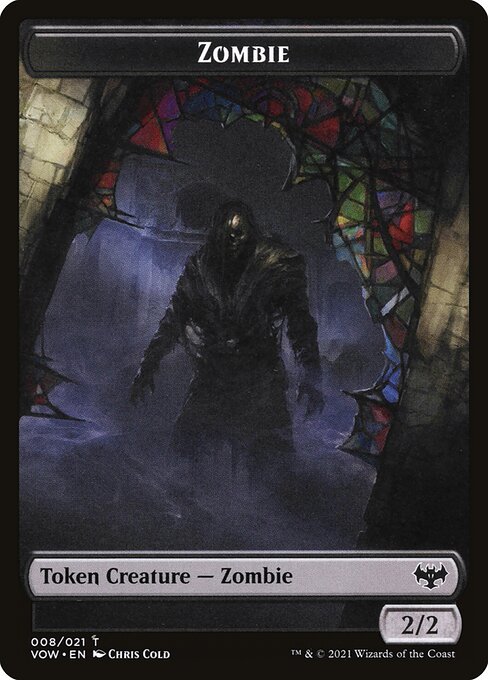 Zombie Token (008) (Foil) - Innistrad: Crimson Vow