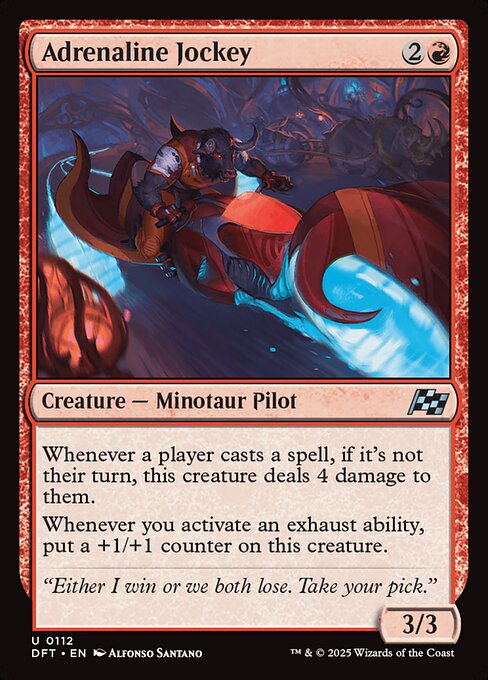 Adrenaline Jockey (Foil) - Aetherdrift