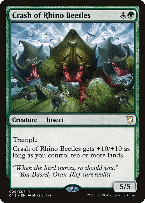 Crash of Rhino Beetles - Commander 2018