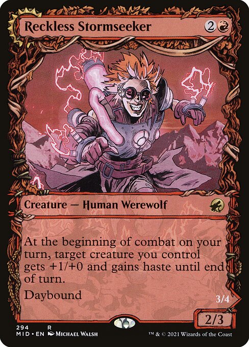 Reckless Stormseeker (Showcase) (Foil) - Innistrad: Midnight Hunt