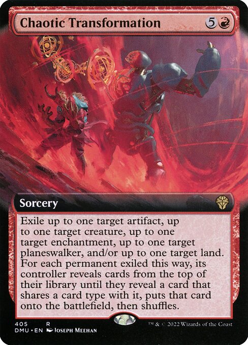 Chaotic Transformation (Extended Art) - Dominaria United