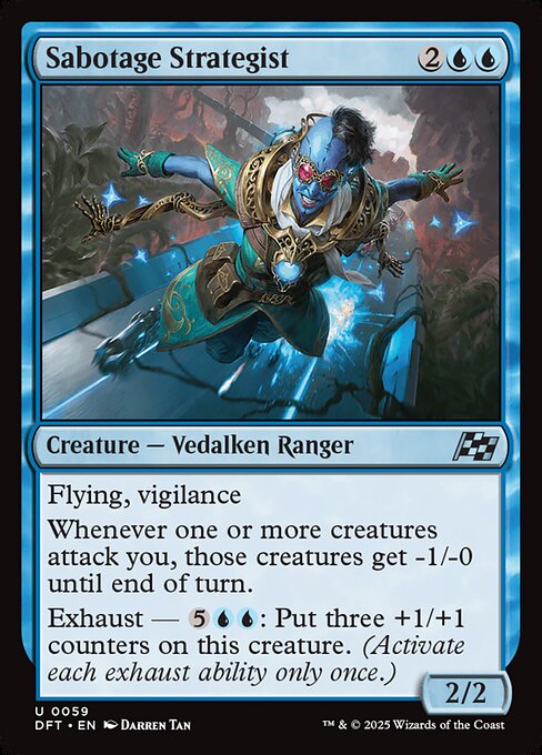 Sabotage Strategist (Foil) - Aetherdrift