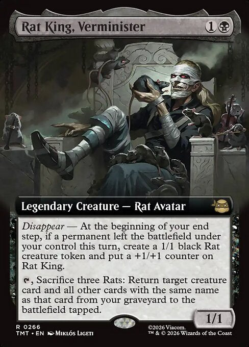 Rat King, Verminister (Extended Art) (Foil) - Teenage Mutant Ninja Turtles