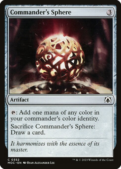 Commander's Sphere - Commander: March of the Machine