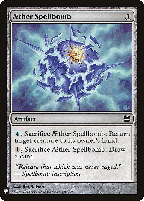 Aether Spellbomb - The List Reprints