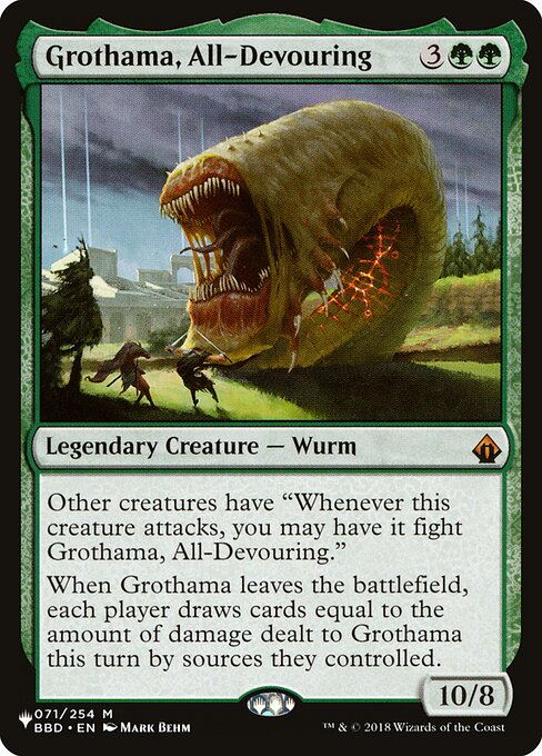 Grothama, All-Devouring - The List Reprints
