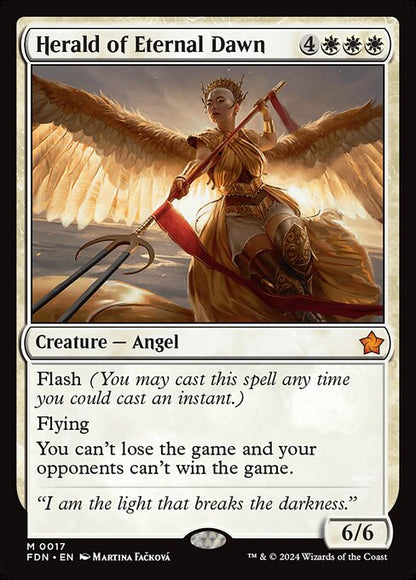 Herald of Eternal Dawn (Extended Art) (Foil) - Foundations
