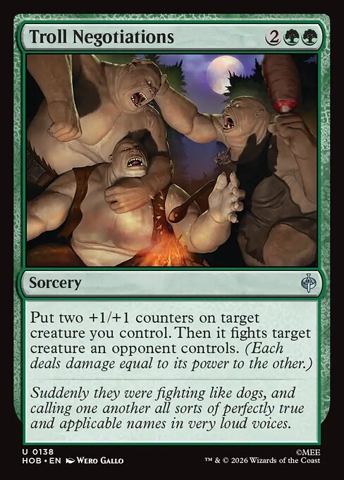 Troll Negotiations (Foil) - The Hobbit