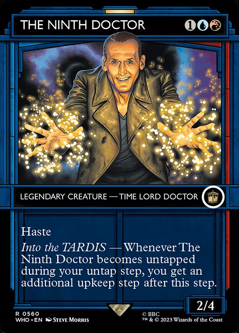 The Ninth Doctor (Showcase) (Foil) - Universes Beyond: Doctor Who