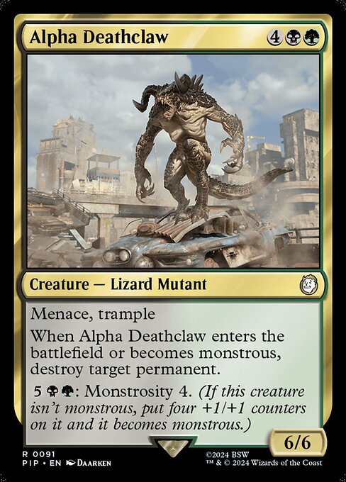 Alpha Deathclaw - Universes Beyond: Fallout