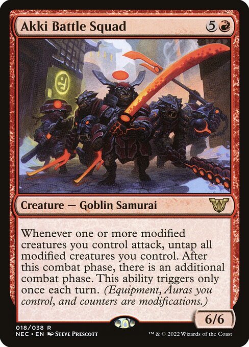 Akki Battle Squad - Commander: Kamigawa: Neon Dynasty