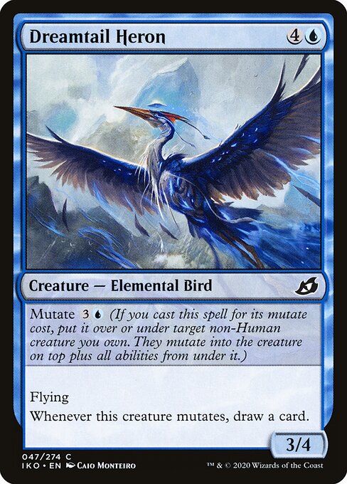 Dreamtail Heron (Foil) - Ikoria: Lair of Behemoths