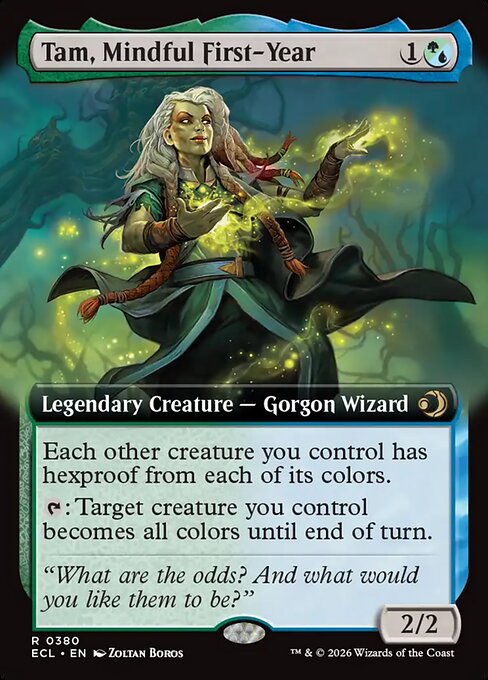 Tam, Mindful First-Year (Extended Art) - Lorwyn Eclipsed