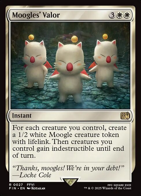 Moogles' Valor (Foil) - FINAL FANTASY