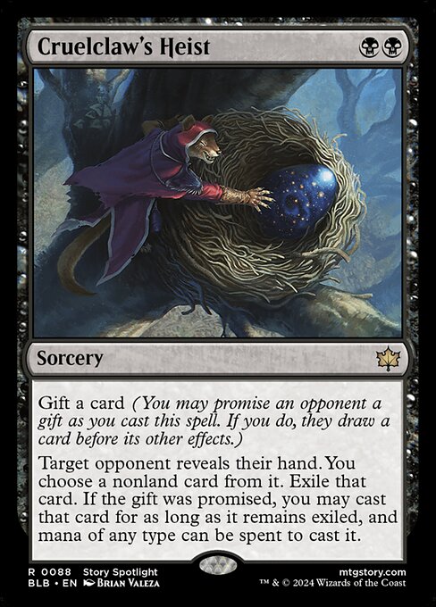Cruelclaw's Heist (Foil) - Bloomburrow