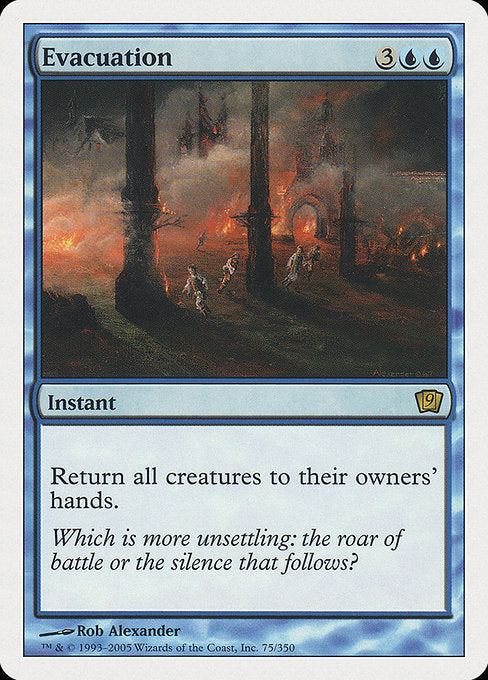 Evacuation (Foil) - 9th Edition