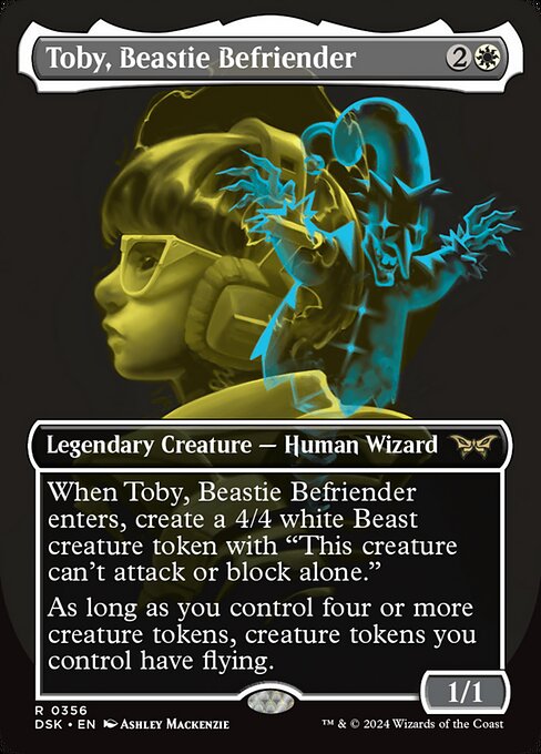 Toby, Beastie Befriender (Showcase) (Foil) - Duskmourn: House of Horror