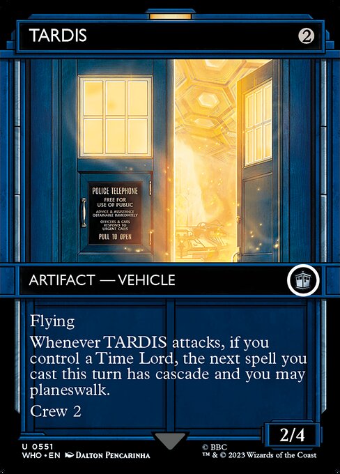 TARDIS (Showcase) (Foil) - Universes Beyond: Doctor Who