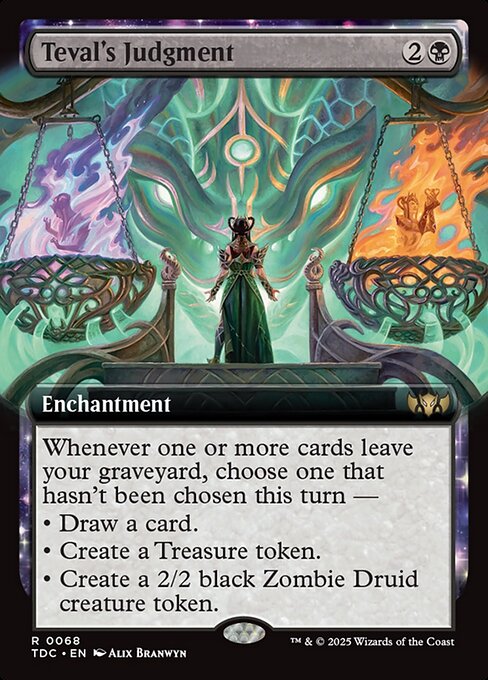 Teval's Judgment (Extended Art) - Commander: Tarkir: Dragonstorm