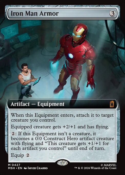 Iron Man Armor (Extended Art) - Marvel Super Heroes